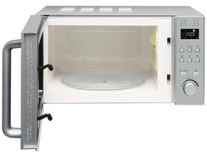 Kuchenka mikrofalowa AMICA AMGF20E2I 700W średnica 24.5 cm pojemność 20L MultiWave System Srebrno-czarny