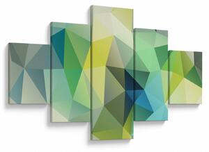 Obraz abstrakcji geometrycznej (125x70 cm)