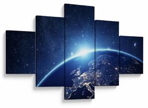 Obraz planety Ziemia (125x70 cm)