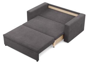 Sofa dwuosobowa, BLOM, sztruks, 148x87x90 cm, ciemny szary | TYLETEGOTU