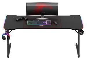 Biurko gamingowe HUZARO Hero 4.8 RGB Czarny