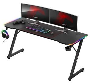 Biurko gamingowe HUZARO Hero 4.8 RGB Czarny