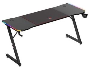 Biurko gamingowe HUZARO Hero 4.8 RGB Czarny