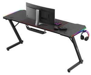Biurko gamingowe HUZARO Hero 4.8 RGB Czarny