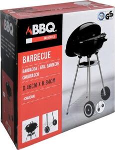 Grill ogrodowy węglowy BBQ LINE Rex Zamykany, okrągły, na kółkach