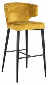 MebleMWM RICHMOND krzesło barowe TAYLOR 76 żółte