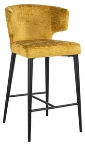 MebleMWM RICHMOND krzesło barowe TAYLOR 67 żółte