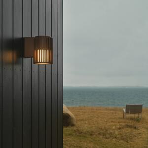 Nordlux Kinkiet zewnętrzny Aludra Seaside, aluminium, brązowy metalik