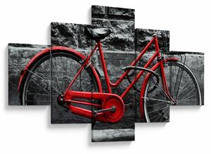 Obraz - Zabytkowy rower (125x70 cm)