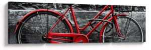 Obraz - Zabytkowy rower (170x50 cm)