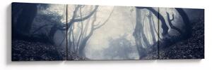 Obraz- Las we mgle (170x50 cm)