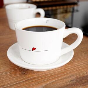 Kubki ceramiczne SERCE 200 ml 2 szt