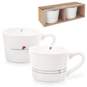 Kubki ceramiczne SERCE 200 ml 2 szt