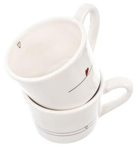 Kubki ceramiczne SERCE 200 ml 2 szt