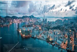 Szklany obraz 100x70 cm Hongkong – Wallity