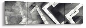 Abstrakcyjny obraz kostek (170x50 cm)