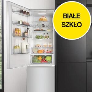 Lodówka HISENSE RB440N4GWD No frost 200.4cm Biała (szkło) Licowane drzwi Szuflada z niższą temperaturą