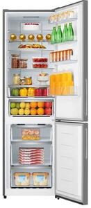 Lodówka HISENSE RB440N4GWD No frost 200.4cm Biała (szkło) Licowane drzwi Szuflada z niższą temperaturą
