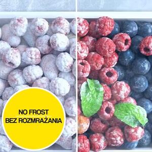 Lodówka HISENSE RB440N4GWD No frost 200.4cm Biała (szkło) Licowane drzwi Szuflada z niższą temperaturą