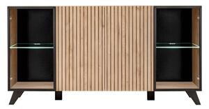 Komoda LIAM 160 LED hickory jackson