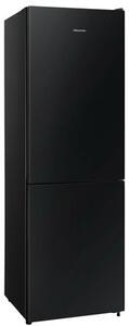 Lodówka HISENSE RB390N4GBE No frost 186cm Czarna (szkło) Licowane drzwi Szuflada z niższą temperaturą