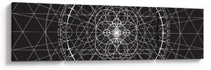 Obraz - Abstrakcja zegara (170x50 cm)