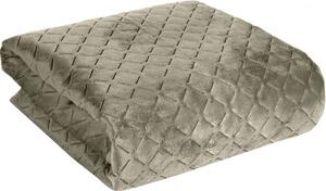 Narzuta EUROFIRANY Dimon 170 x 210 cm CiemnobeÅ¼owy