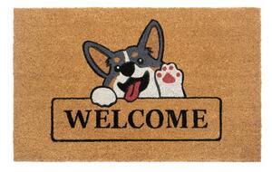 Wycieraczka z włókna kokosowego 75x45 cm Welcome & Dog – Hanse Home