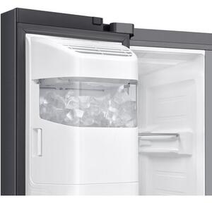 Lodówka SAMSUNG RS70F64KEFEO AI Side by Side No Frost 178.4cm Grafitowa stal Podajnik wody Kostkarka