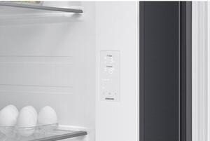 Lodówka SAMSUNG RS70F64KEFEO AI Side by Side No Frost 178.4cm Grafitowa stal Podajnik wody Kostkarka