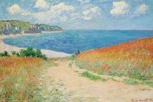 Plakat, Obraz Path Through the Corn at Pourville 1882, Claude Monet