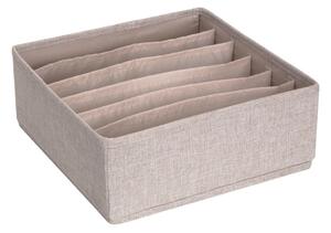 Beżowy organizer do szuflady z przegródkami Bigso Box of Sweden Drawer, 29x11 cm