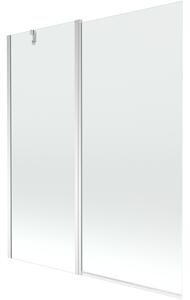 Mexen Flip parawan nawannowy 2-skrzydłowy 140 x 150 cm, transparent, chrom - 894-140-101-01-00