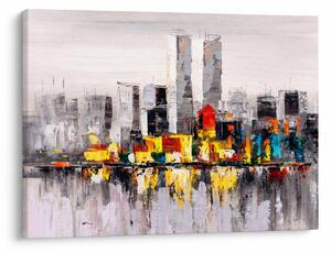 Obraz - Obraz przedstawiający duże miasto (70x50 cm)