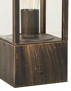Zewnetrzna Vintage lampa zewnętrzna stojąca antyczne złoto 40 cm IP44 - Charlois Oswietlenie zewnetrzne