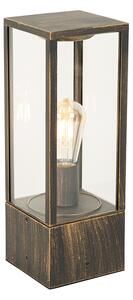 Zewnetrzna Vintage lampa zewnętrzna stojąca antyczne złoto 40 cm IP44 - Charlois Oswietlenie zewnetrzne