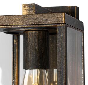 Zewnetrzna Vintage latarnia ścienna zewnętrzna antyczne złoto IP44 - Charlois Oswietlenie zewnetrzne