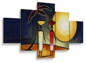 Obraz starożytnego obrazu (125x70 cm)