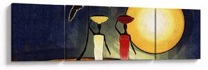 Obraz starożytnego obrazu (170x50 cm)