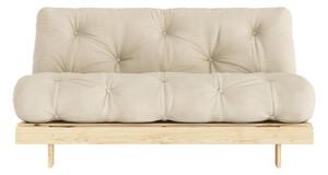 Beżowa rozkładana sofa 160 cm Roots – Karup Design