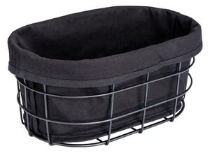 Czarny koszyk na pieczywo Wenko Black Outdoor Kitchen Bela