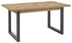 Rozkładany stół industrialny z drewnianym blatem Indus 01-1 158-203 cm