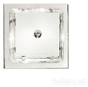 Luksusowy plafon Ontario - Kolarz - szkło kryształowe, srebrny