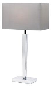 Lampa stołowa Moreto - Endon Lighting - chrom, szary abażur