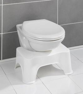 Stołek toaletowy z tworzywa sztucznego, praktyczne akcesorium łazienkowe - WENKO