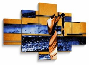 Obraz obrazu abstrakcyjnego (125x70 cm)