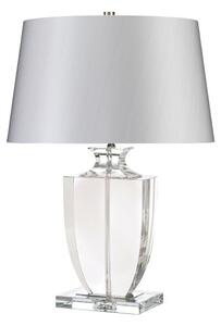 Lampa stołowa w stylu nowojorskim - Crystal Block - kryształowa