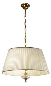 Lampa wisząca - ASCOT Murano glass - Kolarz - tkanina - biały