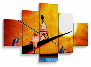 Obraz z okresu starożytnego malarstwa (125x70 cm)