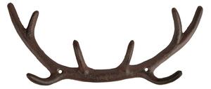 Brązowy metalowy wieszak ścienny Antlers – Esschert Design